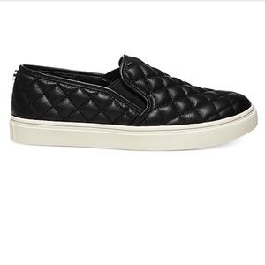 Steve Madden Ellen Quilted Black Shoes Sneakers 7